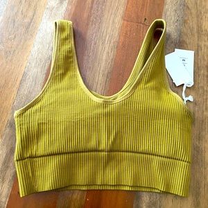 GOOD AMERICAN - ACTIVE ESSENTIAL RIBBED BRA